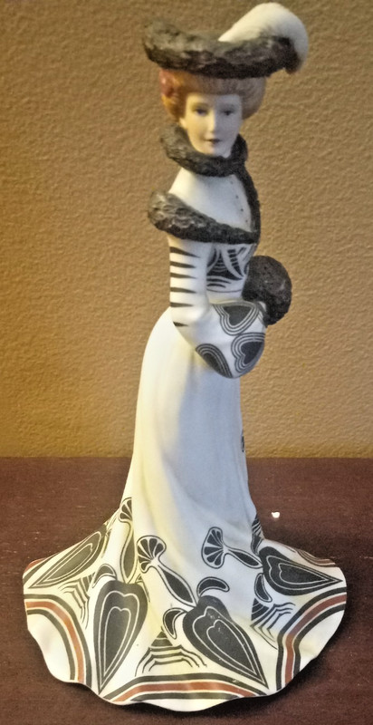 “Tea at the Ritz” Porcelain Figurine by Lenox Japan Vintage