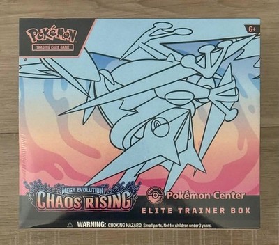 Pokemon Chaos Rising Pokemon Center ETB Elite Trainer Box Factory Sealed New
