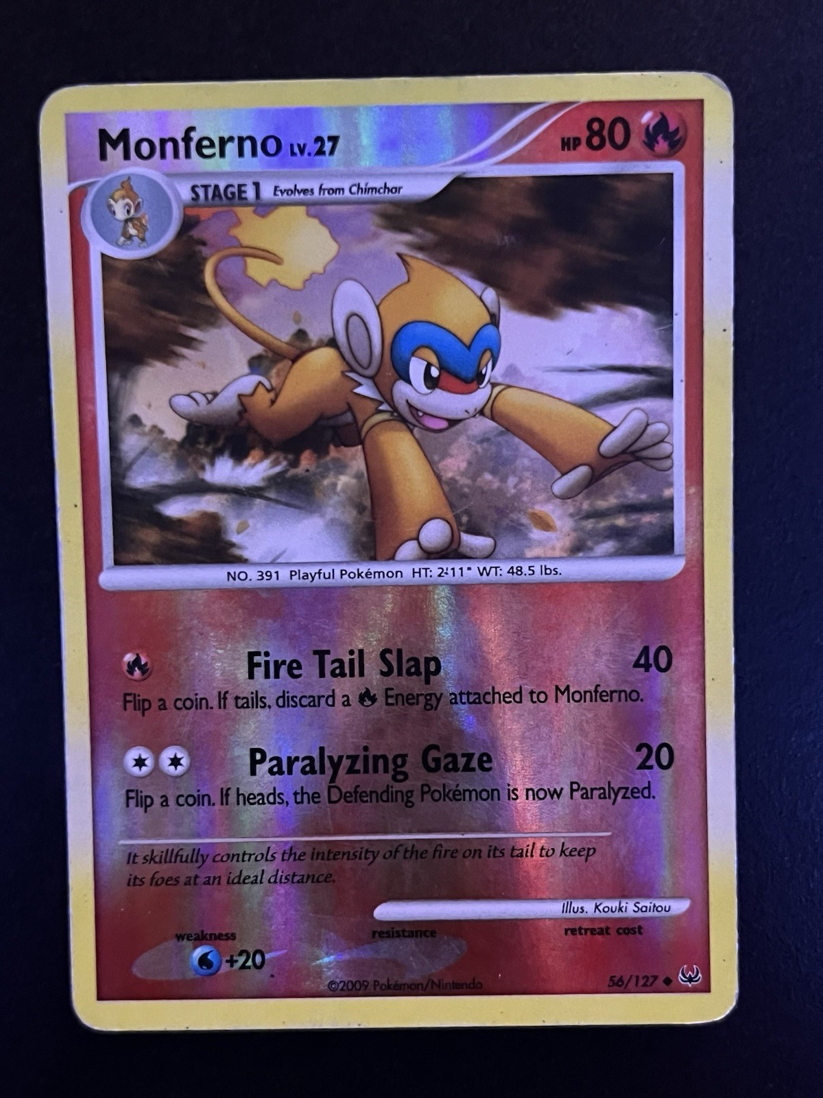 Monferno #56 Pokemon Platinum (Reverse Holo)