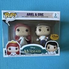 Funko Pop! Little Mermaid Ariel & Eric 2-Pack Disney Store Exclusive