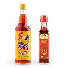 Son Premium Fish Sauce (17.6 oz) and Phu Quoc Hong Duc 1 / HD1 (8.45 oz) Premium