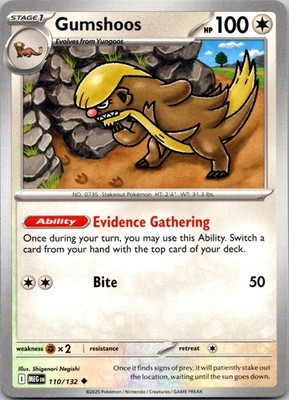 GUMSHOOS - 110/132 - MEGA EVOLUTION - - LP