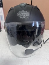 Harley-davidson Hd-j1v Full Face Helmet L Autocom Headset Kit Bag Mic 7-pin