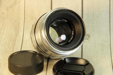 Vintage KMZ Helios 44 2/58 Soviet Lens - 13 Blades - M42 Mount - Silver