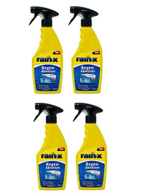 RainX Regenabweiser für Glasscheiben und Windschutzscheiben R26064 4x500ml