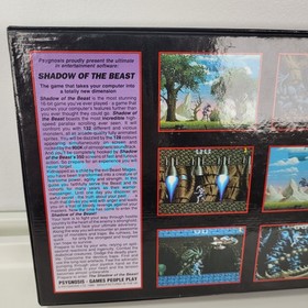 SHADOW OF THE BEAST COMMODORE AMIGA PSYGNOSIS COMPLETE LONG BOX W/T-SHIRT CIB