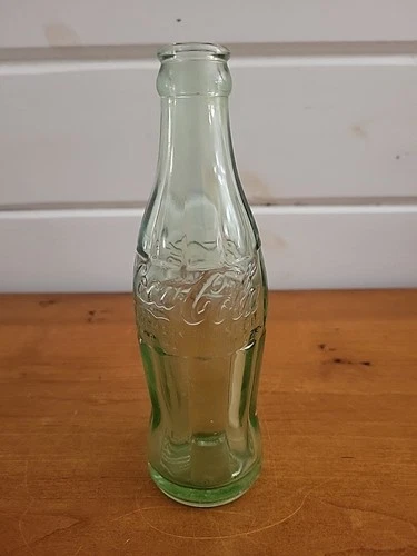 Vintage Coca-Cola Bottle WASHINGTON GA Embossed Green Glass 6 oz