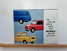 Original BMC Sales Brochure for the Morris ¼ Ton Mini Van & Pick Up, Cat 6421