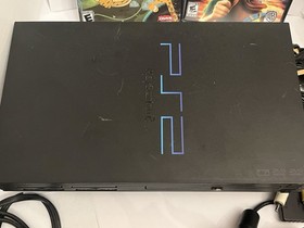 Sony PlayStation 2 PS2 Console Bundle Controller Cords & 2 Games Tested