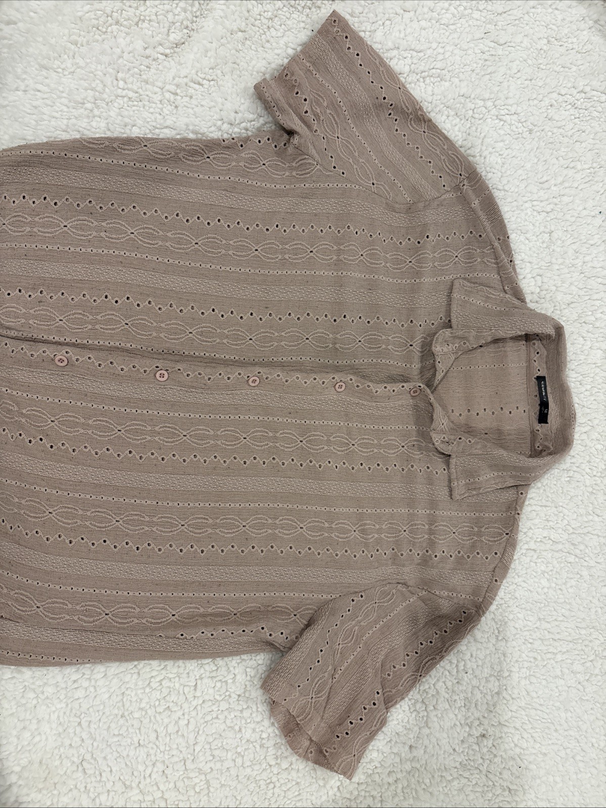 Manfinity Men's Medium Button-Down Shirt Short Sl… - image 1