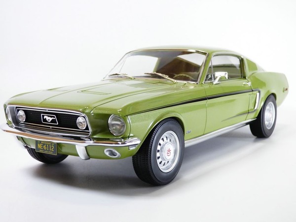 Ford Mustang Gt Fastback Vert Light 1968 1/12-image