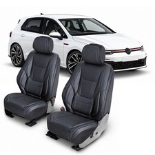 Coverland Leather Seat Covers For Volkswagen Golf Full Set 5-seats Front Rear Coverland Leather Seat Covers For Volkswagen Golf Full Set 5-seats Front Rear