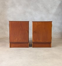Pair Of Mid Century Teak Austinsuite Bedside Cabinets Vintage Nightstands