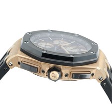 Audemars Piguet Royal Oak 18k Rose Gold Black Dial 44mm Automatic Men’s 26401RO 4