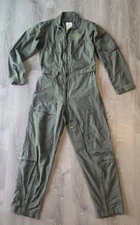 VTG Flyers Coverall 38R Mens Full Zip Summer Fire Resistant CWU-27P Miltary