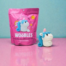 The Woobles Beginner Crochet Kit  Billy the Unicorn