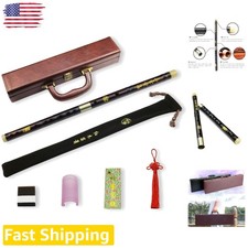 Handcrafted Rosewood Dizi Flute Key D - Euphemistic Sound, Accessories