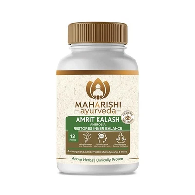 Maharishi Ayurveda Amrit Kalash Ambrosia 60 Tabs Original KOSTENLOSER VERSAND