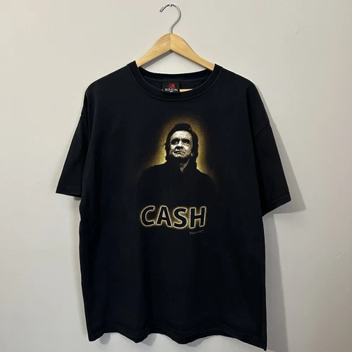Vintage Y2K Johnny Cash Zion Rootswear Double Sided T Shirt Vintage vintage concert t-shirt, vintage, size XXL, single stitch, B+ condition