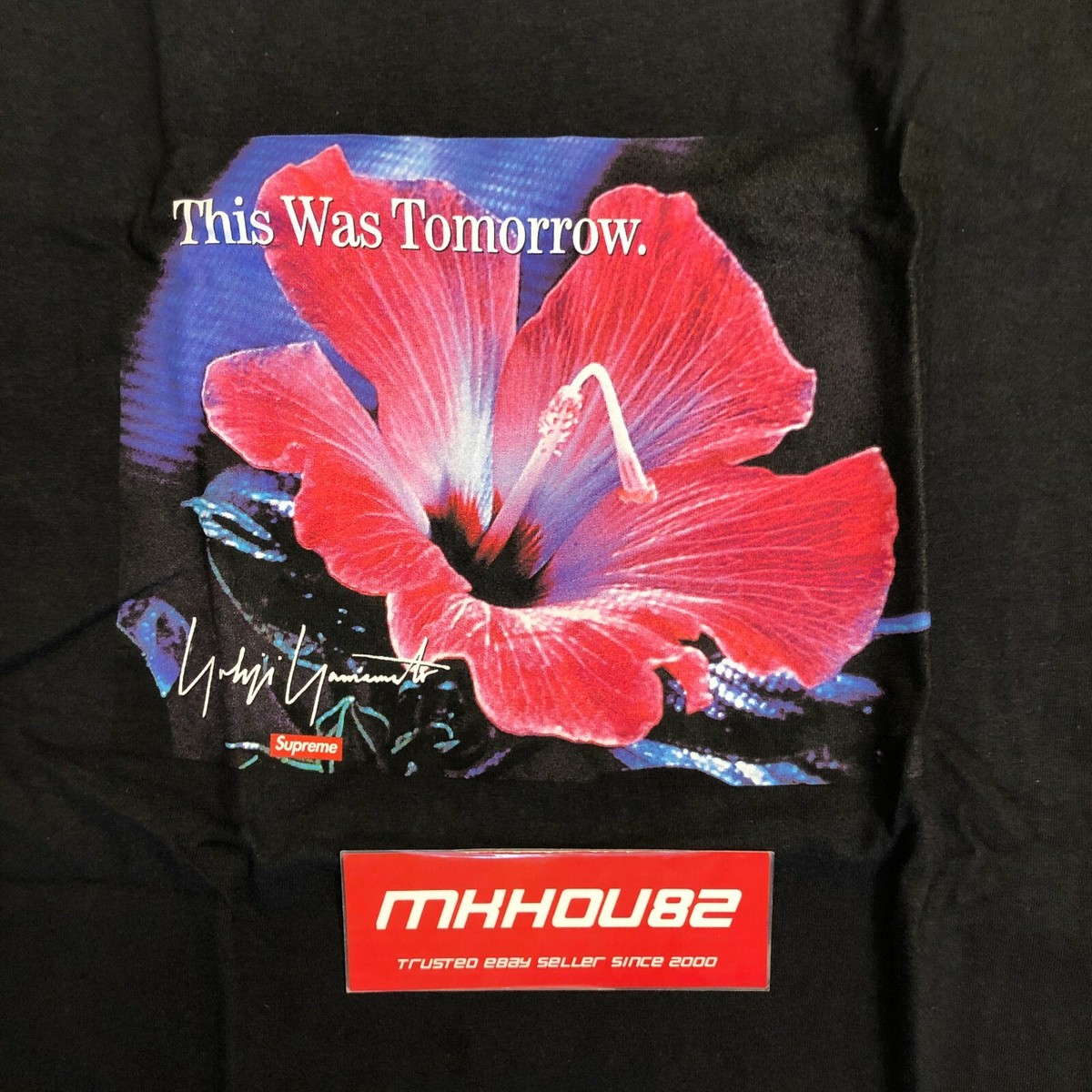 New Supreme Yohji Yamamoto This Was Tomorrow Tee T-Shirt New Supreme Yohji Yamamoto This Was Tomorrow Tee T-Shirt