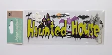 VERY RARE Jolee's Haunted House Halloween Scrapbooking Title Stickers