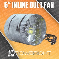 6" INLINE DUCT FAN #1 QUALITY ON EBAY! EXHAUST BOOSTER BLOWER SIX INCH AIR COOL