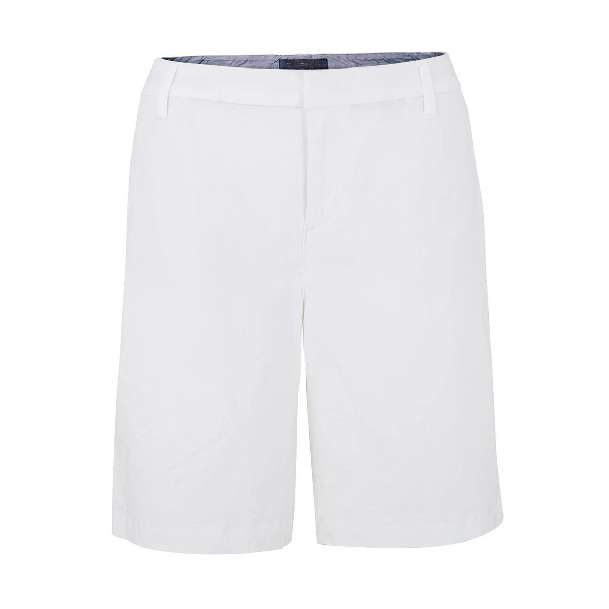 TOMMY HILFIGER Chino Shorts Cotton Ladies Summer Women Pockets Holiday WHITE 599