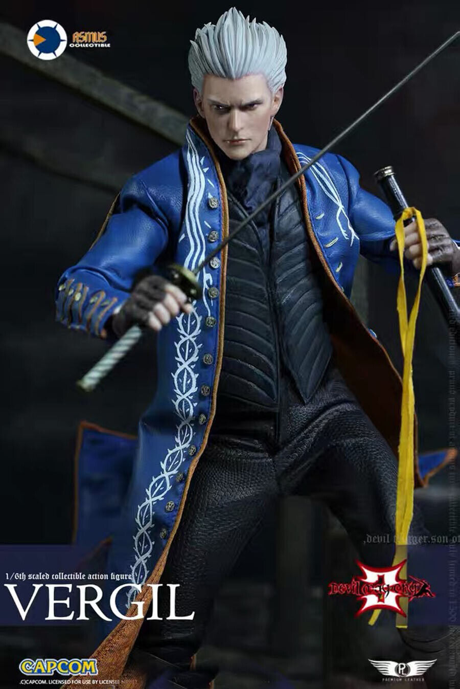 Devil May Cry 5 Action Figure 1/6 Vergil 31 cm ~ Animetal ~ UK