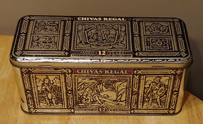 Chivas Regal 12 Year Old Blended Scotch Whisky Vintage Tin Box | eBay
