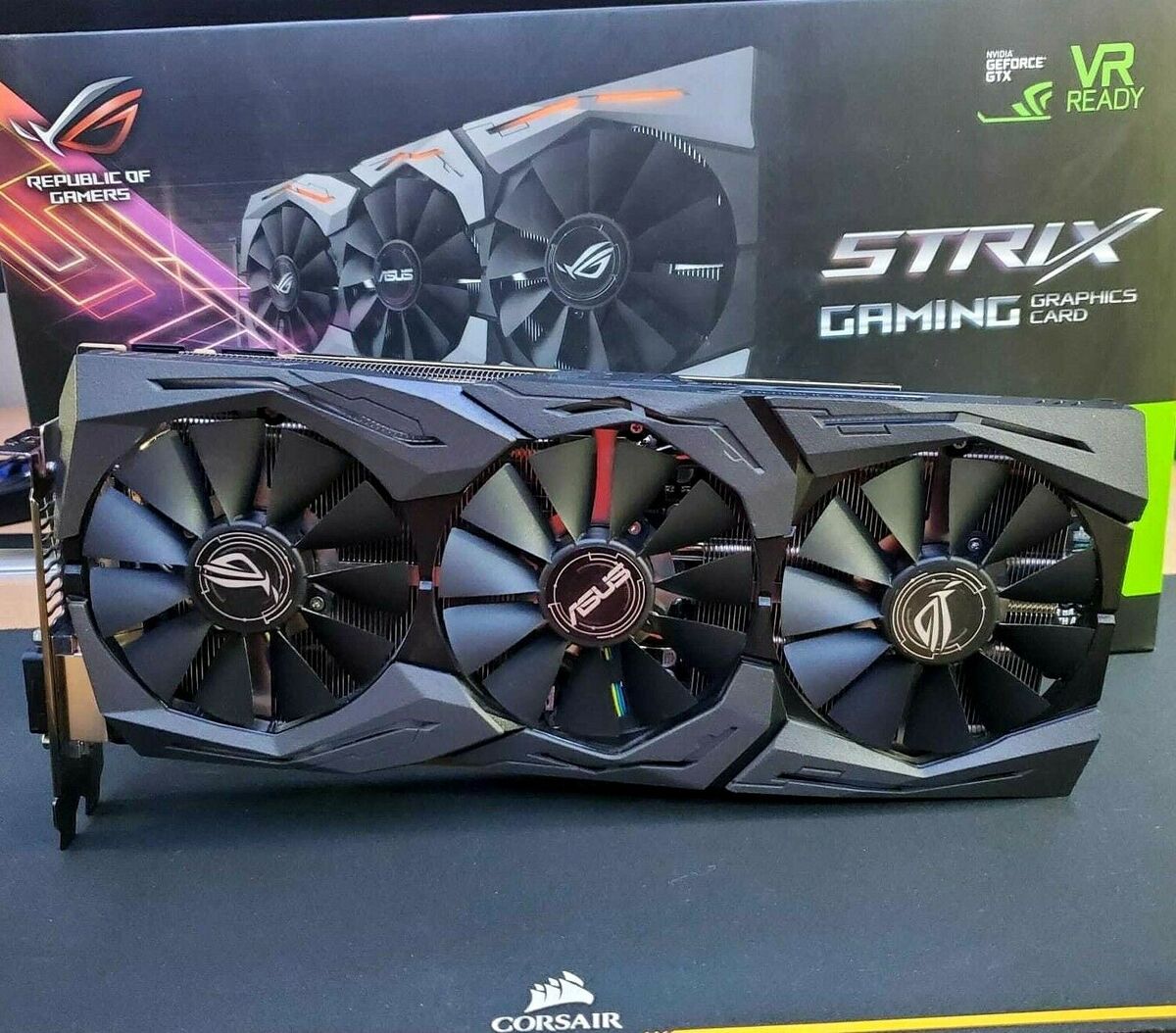 ASUS GeForce GTX  8GB GDDR5 Graphics Card STRIX GTX O8G GAMING