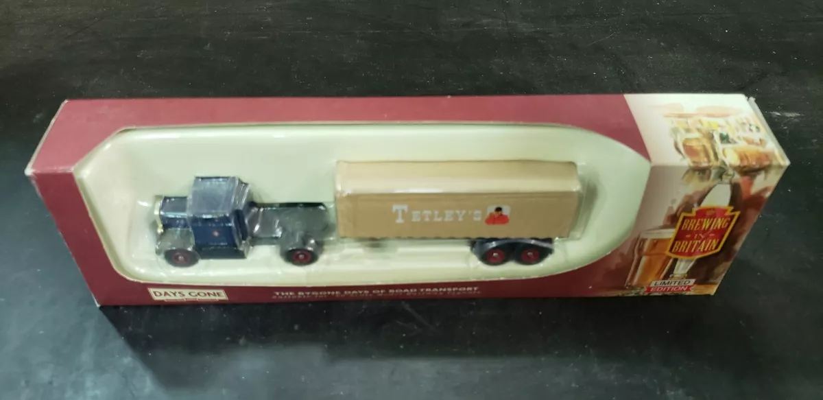 LLEDO - OO Scale - Days Gone - Scammell Artic / Sheeted Trailer - Tetley's  Ales