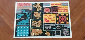 Final Fantasy 1 I Nintendo NES RPG Game Complete CIB Box Map Chart Manual lot ! 