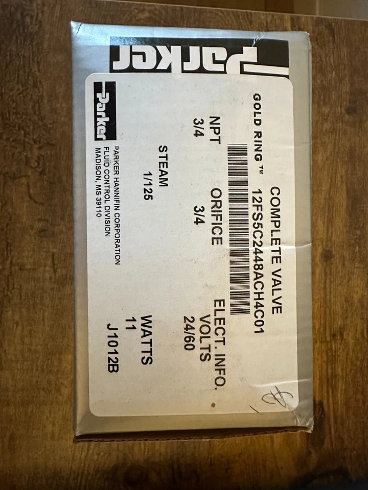 Válvula solenóide Parker Hannifin 12FS5C2448ACH4C01 – NOVA, CAIXA ABERTA - Imagem 2 de 4