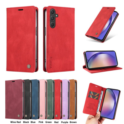 For Samsung Galaxy ''A'' Series Magnetic Leather Flip Stand Card Wallet Case Cover