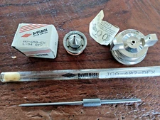 DeVilbiss- JGA Paint Spray Gun- head/needle/cap