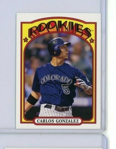 2013 Topps Archives 1972 Minis Insert #TM-19 Carlos Gonzalez - Rockies ...