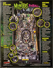 MUNSTERS Premium Edition - Stern Pinball Advertising Flyer - 2019 - Box Shipped — photo 2