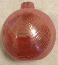 Stunning Vintage Pulled Feather - Handblown Art Glass Bottle 4&rdquo; Tall Oil Defuser