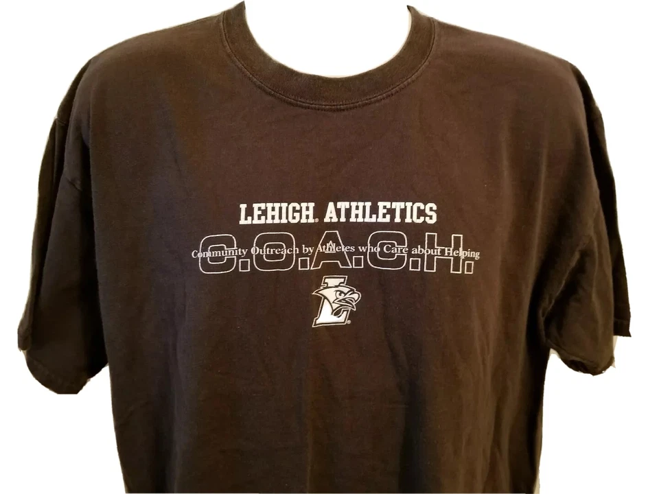 Lehigh University Athletics Mt. Hawks Coach Adult Brown XL TShirt - Image 2 of 4