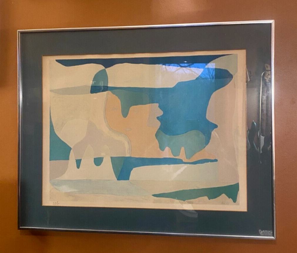 RARE Limited Edition Vintage Paul Klee Silkscreen