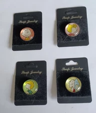 Charlie Brown and friends 18 mm snap button charms