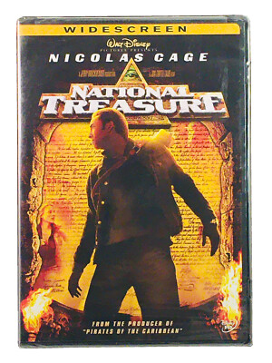 National Treasure (DVD 2005 WS) PG Adventure Mystery Nicolas Cage NEW