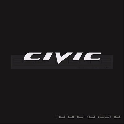 Civic Decal Sticker JDM civic SIR vtec type r CTR FWD JDM Racing Pair ...