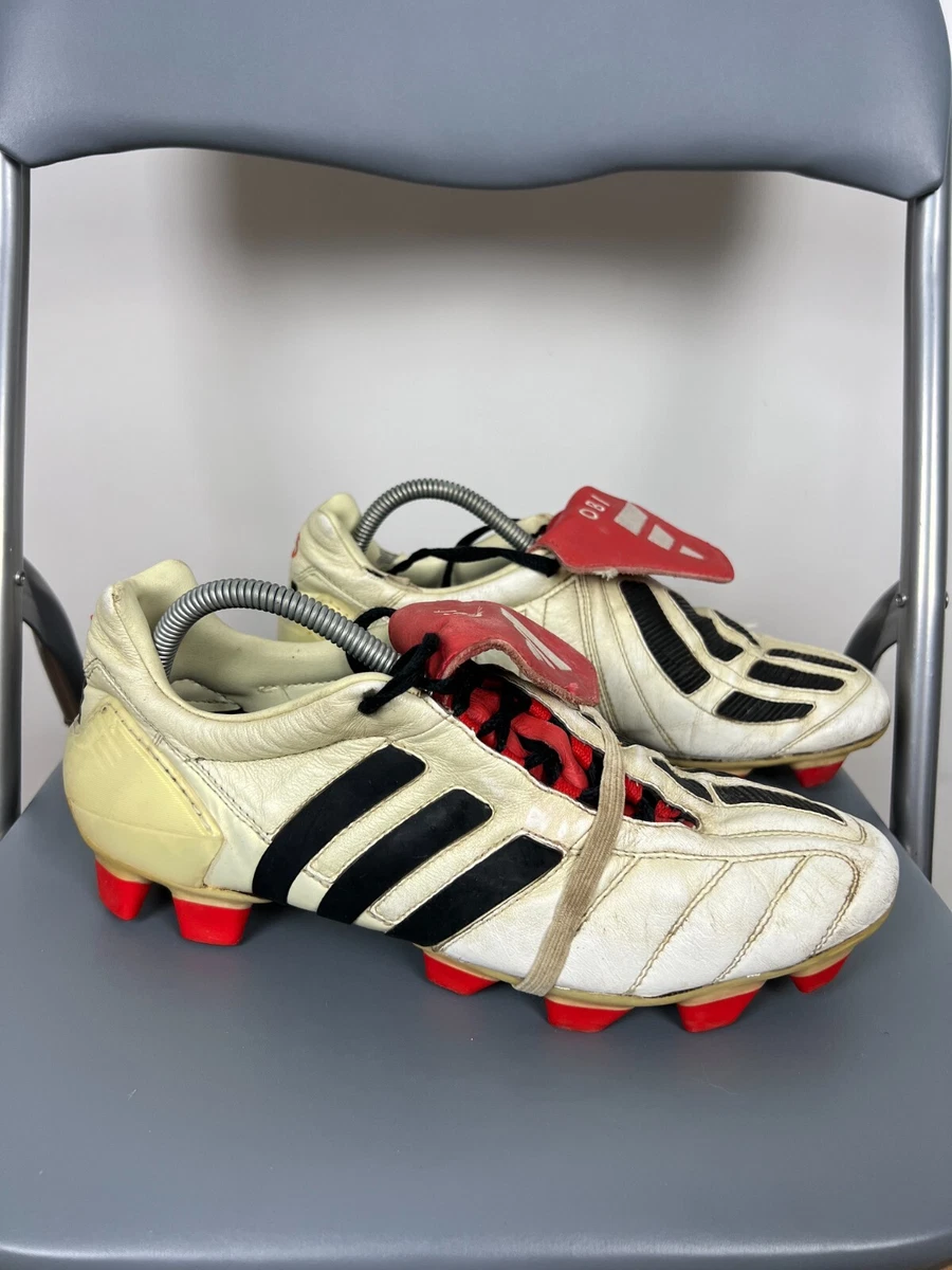 MANIA PR adidas TRX US9 2002 Cleats Soccer Football Red White FG Mania Predator Adidas スパイク　2002W杯 プレデター FG シューズ