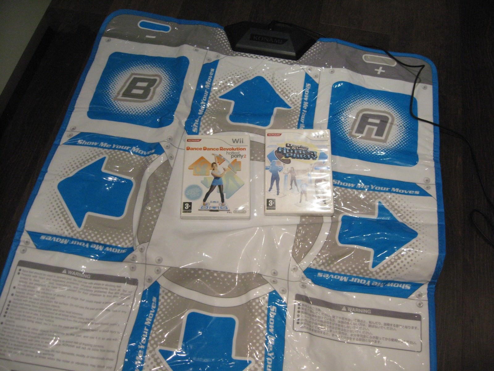 Nintendo Wii Dance MAT + 2 Games HOTTEST Party DANCE STAGE 1 +DANCE REVOLUTION 2 eBay