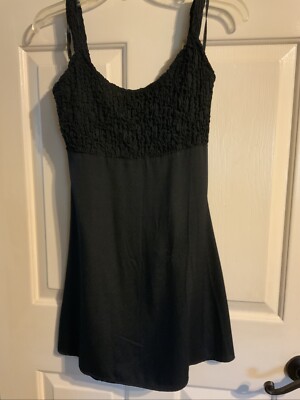 NWT Knapp Studio Vintage 90s Y2K Little Black Dress Empire Waist Size 3 NEW  | eBay