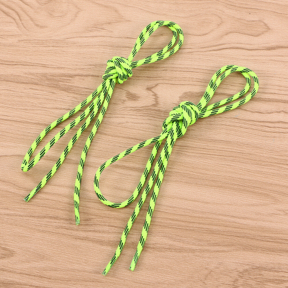 APL 2 PEZZI Lacci per Scarpe Alta Densità Piatti per Sneakers Rotondi Atletici Nero