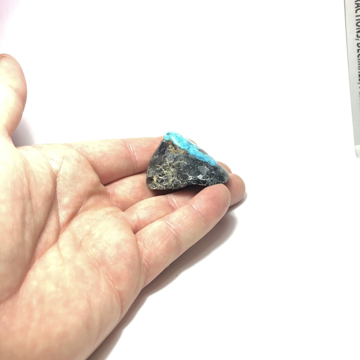 157 Ct Rare Untreated Natural Blue Diamond Turquoise Polished