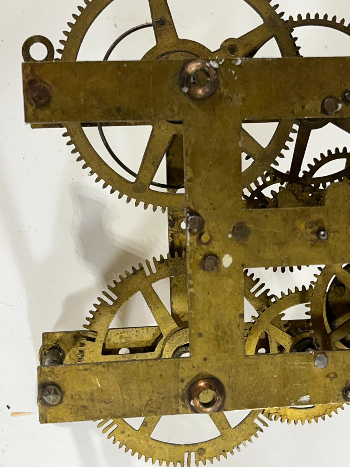 EN Welch Clock Co Movement ClockMaker Part Spring Brass Company Spring