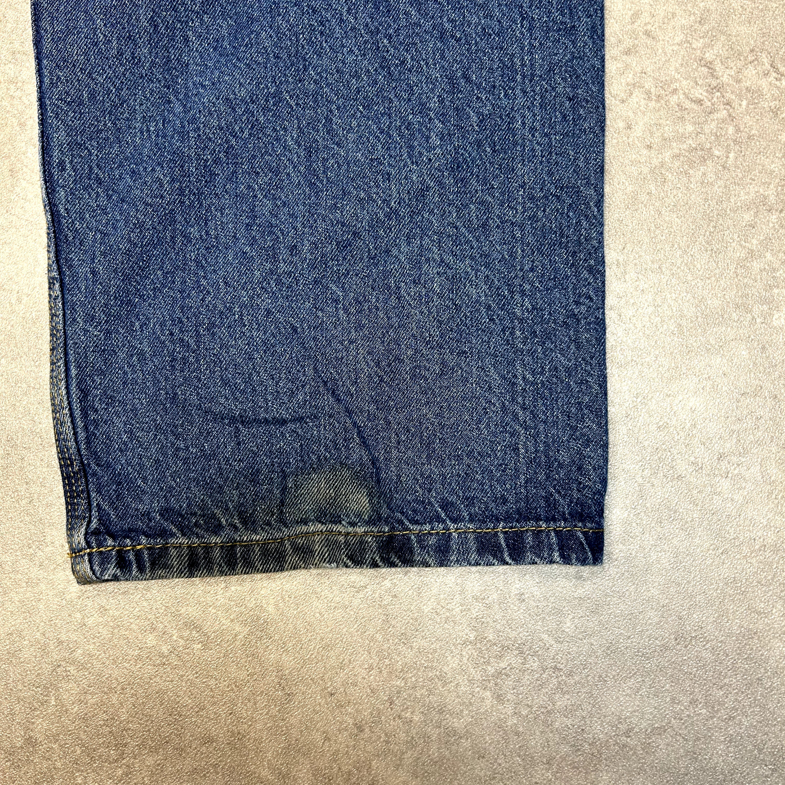 RK Brand Carpenter Jeans Mens 34” Baggy Fit Denim Workwear Pants, Blue image 10